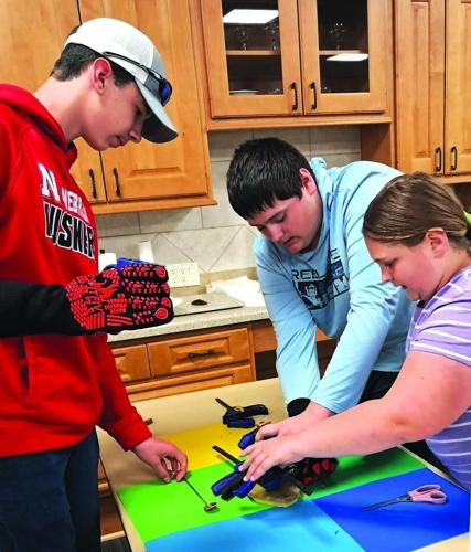 4-H club - p2 - making fishing lures