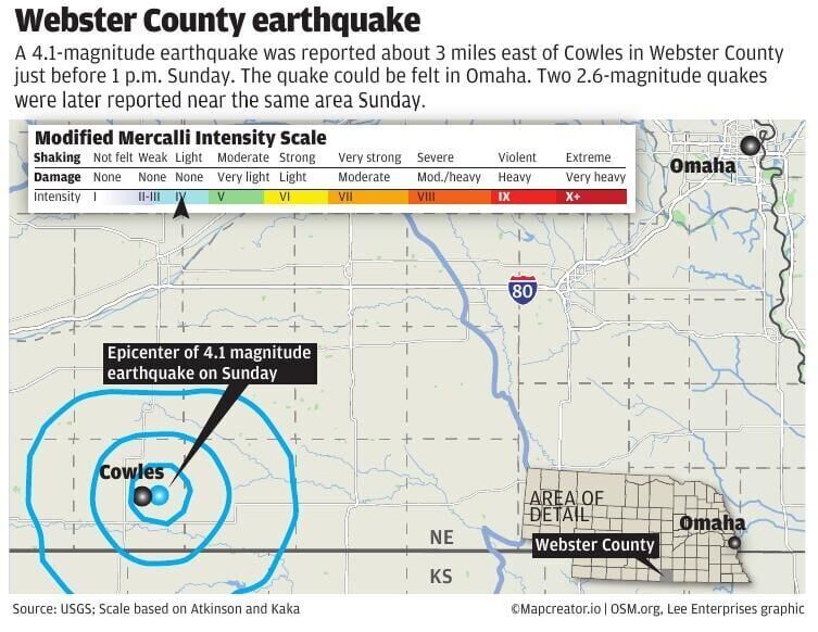 Webster County earthquake