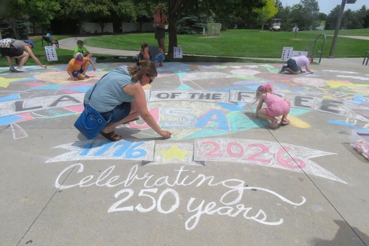 herttage days - p3 - chalk art