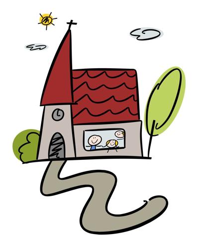 You and your kids go to your place of worship to learn a way of life that is important to you and your family, according to your own value structure.