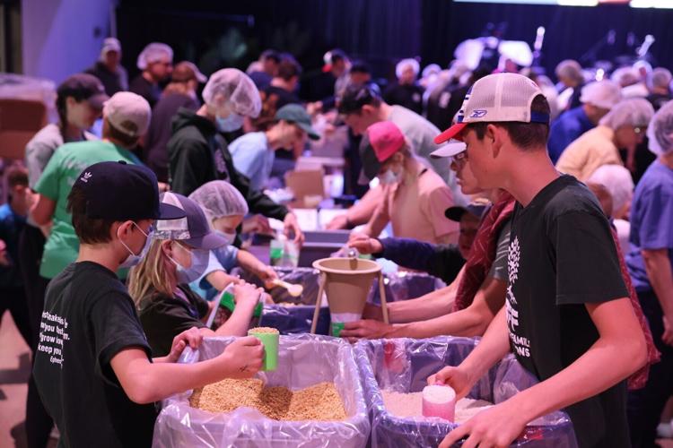 Haiti meal packing