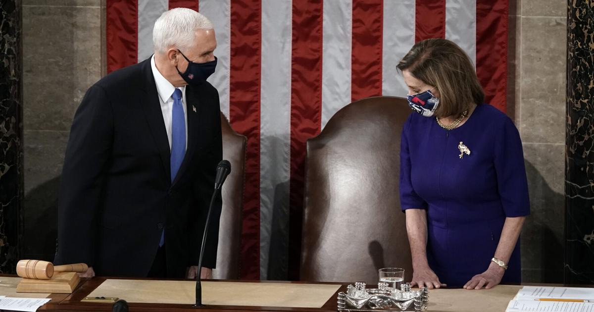 Pence defies Trump, says he can't reject electoral votes that will make Biden president
