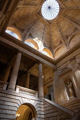 The Grand Theatre, an opera house in Bordeaux, inaugurated 1780.