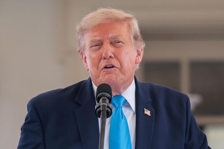 U.S. President Trump makes announcement on Freedom Haulers, at the White House