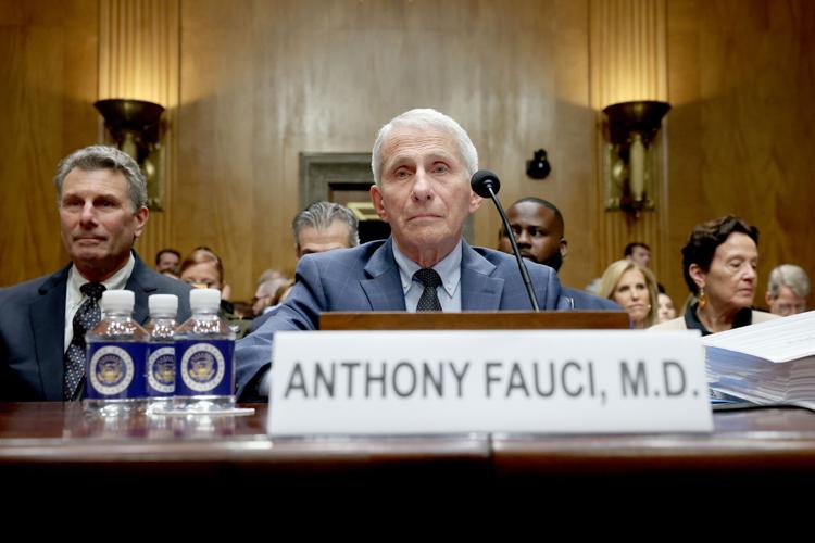 Former NIH Director Anthony Fauci testifies before the Senate Homeland Security and Governmental Affairs Committee hearing on July 29, 2026, in Washington, D.C. Fauci was expected to be questioned about his diary entries during his handling of the COVID...