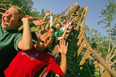 Coastersaurus was first known as Triple Hurricane, before Cypress Gardens became Legoland Florida.