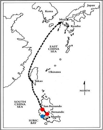 Journey of the hell ships Oryoku Maru, Enoura Maru, and Brazil Maru