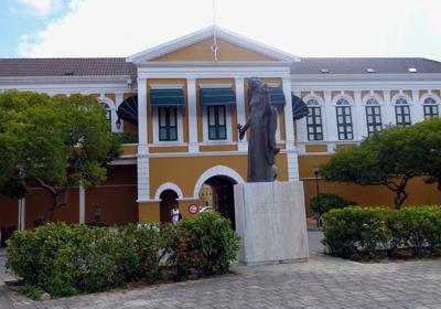 The historic Governor's Palace sits in the center of Willemstad on the Dutch-flavored island of Curacao.