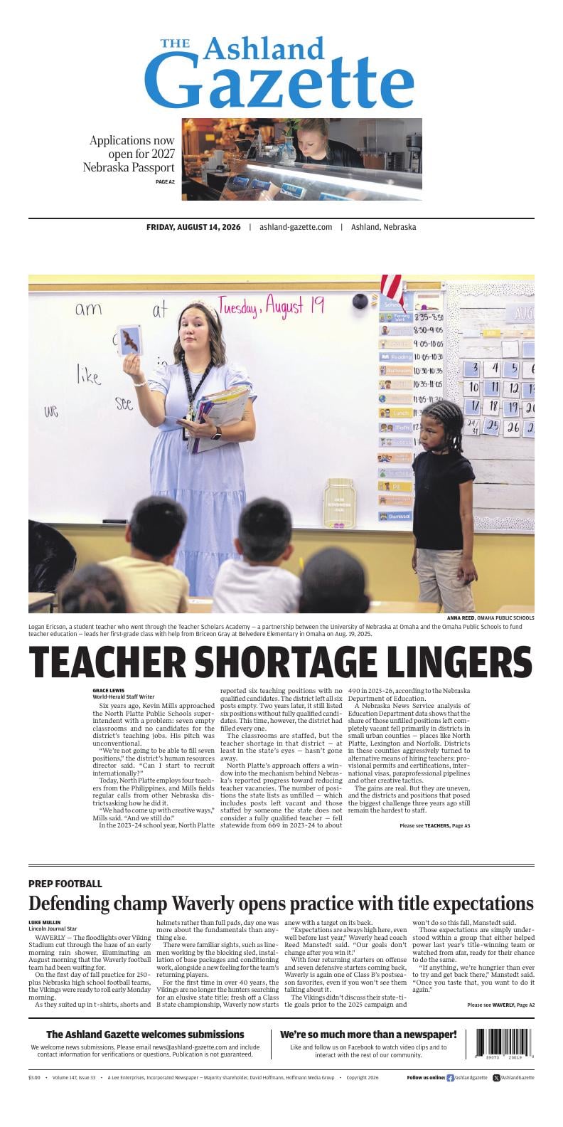 Page A1