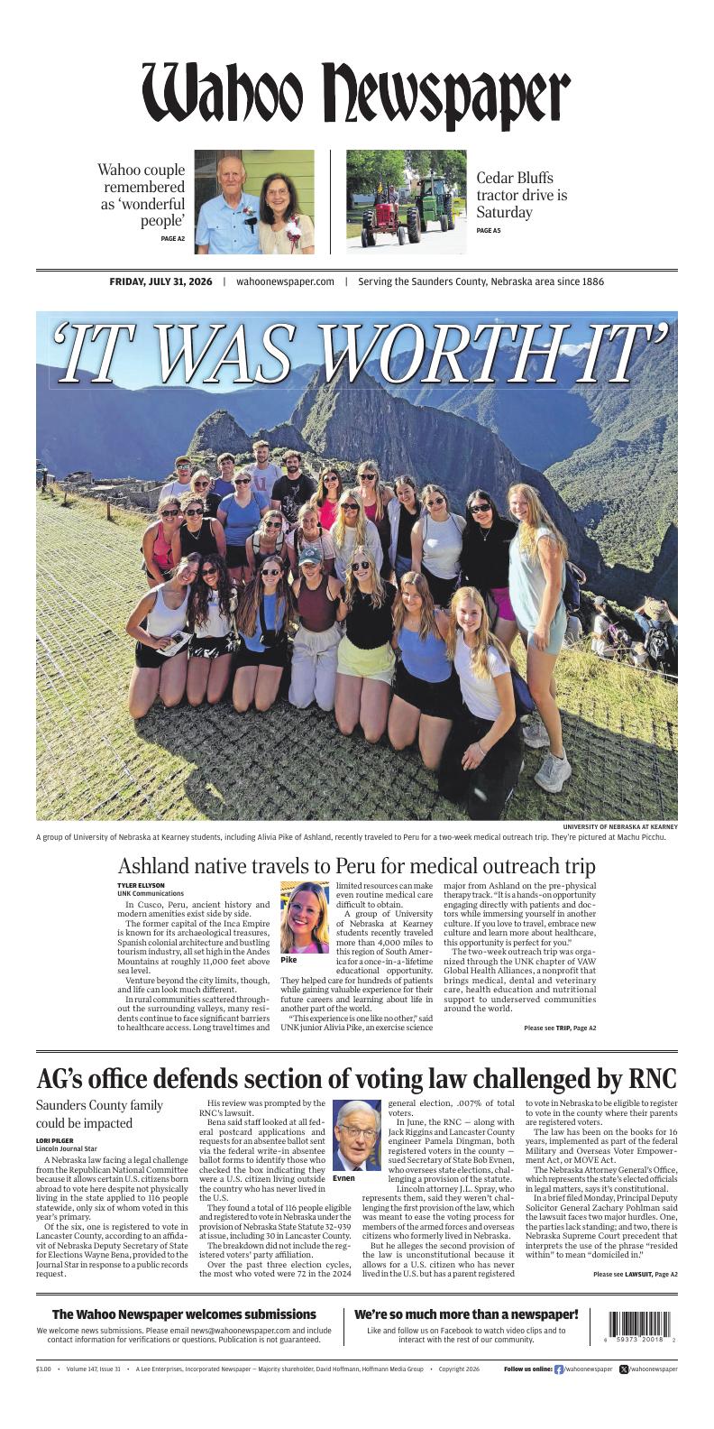 Page A1