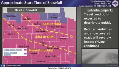 Twin Towns Area Placed Under Winter Storm Warning Local News