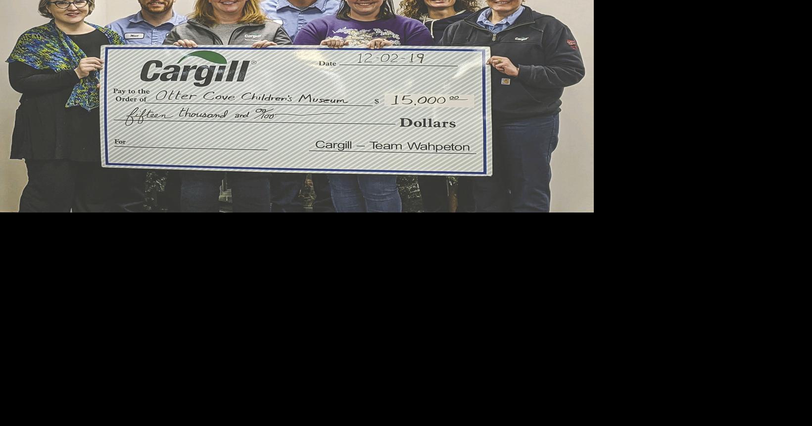 Cargill donates 15,000 to museum Local News Stories
