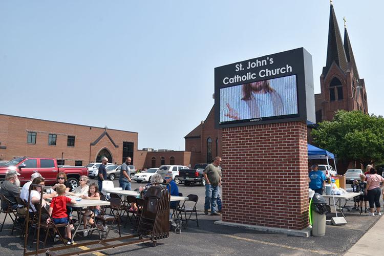 Lemonade and food stand for St. John’s Child Care Community