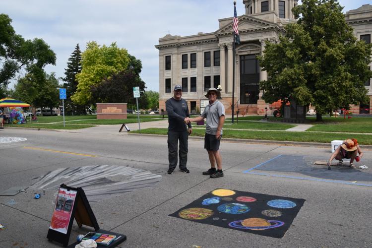 Winning chalk art a touching memorial Local News Stories