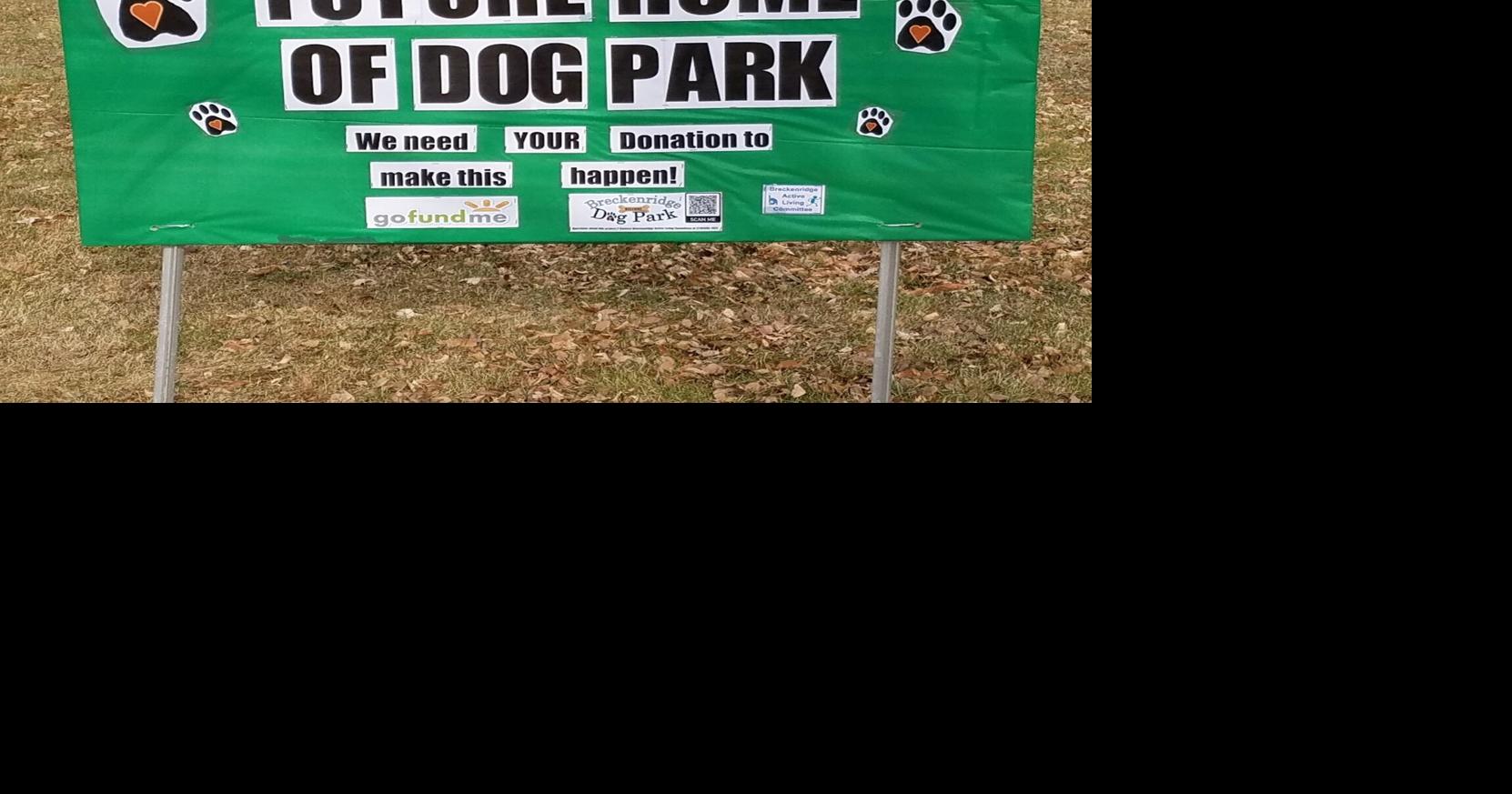 Breckenridge Dog Park project receives over 35,000 in donations