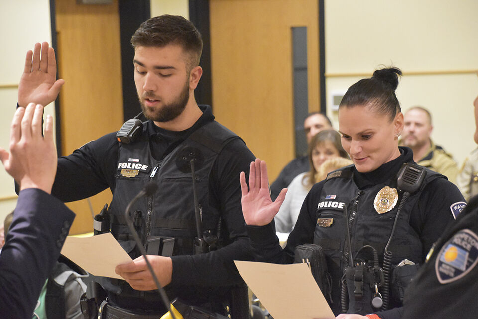 Two new officers sworn into Wahpeton Police Department