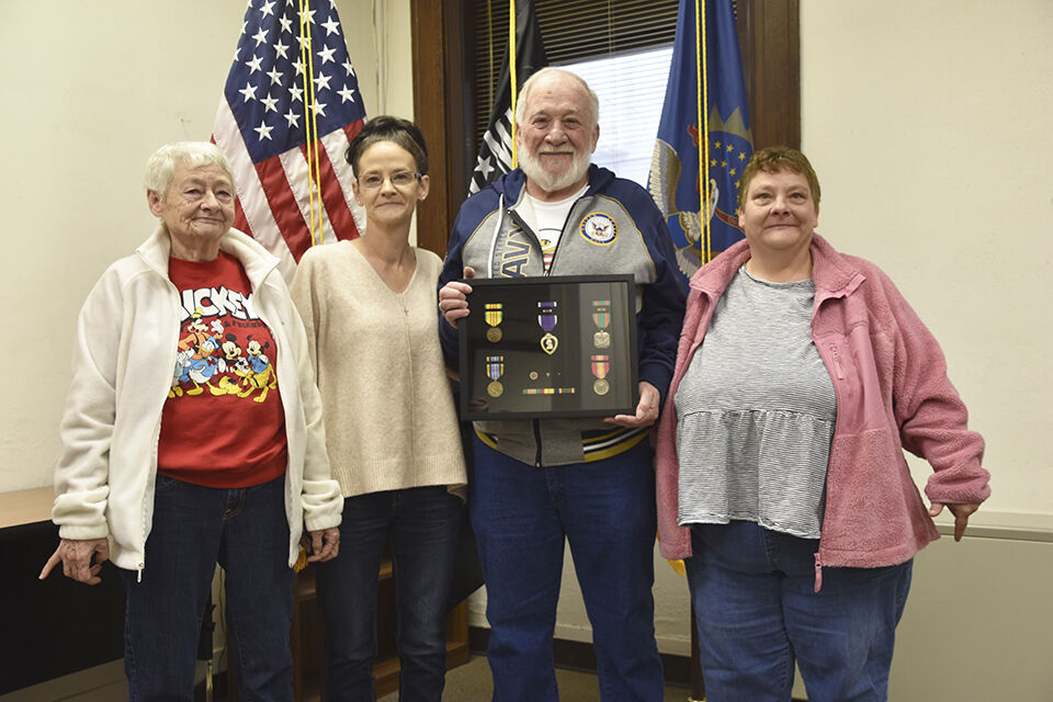 Wahpeton naval veteran given nine overdue military honors