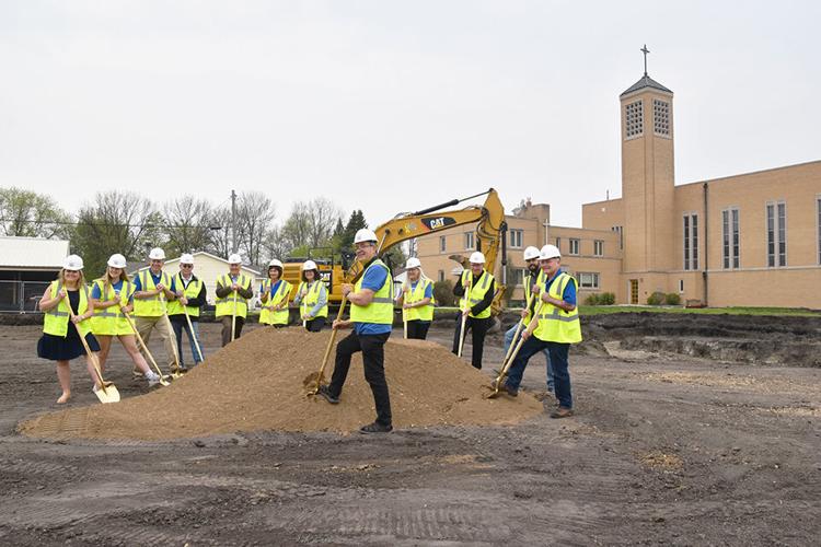 St. Mary’s breaks ground for new school, church social hall