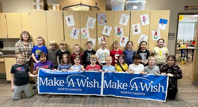 Wahpeton third graders support Make-A-Wish North Dakota
