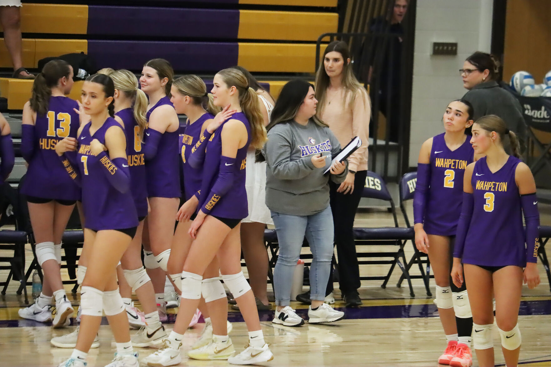 Huskies compete in every set against Vikings | Local News Stories | wahpetondailynews.com