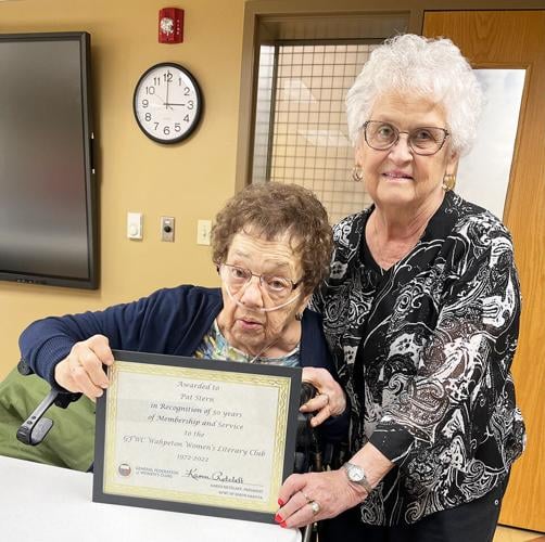 Women’s Literary Club meeting includes mayor, 50year member