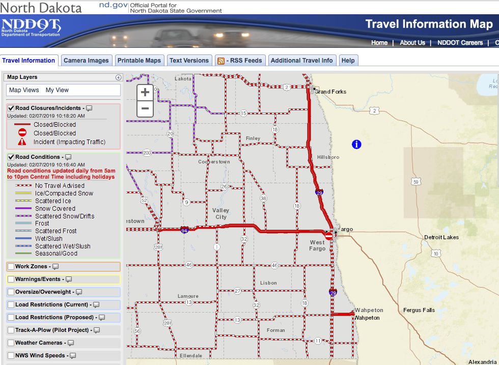 nd road report dot