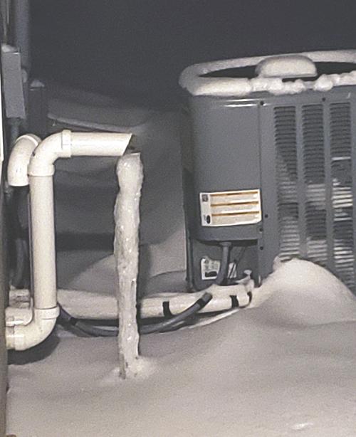 Outdoor furnace vent ice buildup is no joke Local News Stories