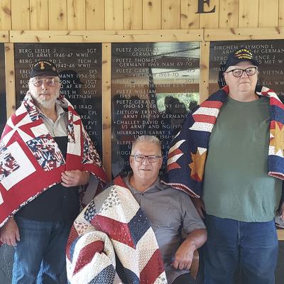 Brothers receive Quilts of Valor for U.S. Army service