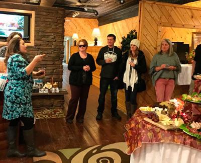 Coldwell Banker/Cedar Point Realty in Walker had a nice spread for the recent Business After Hours.