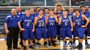 The Wha Boys Basketball Team With The Third Place Trophy They