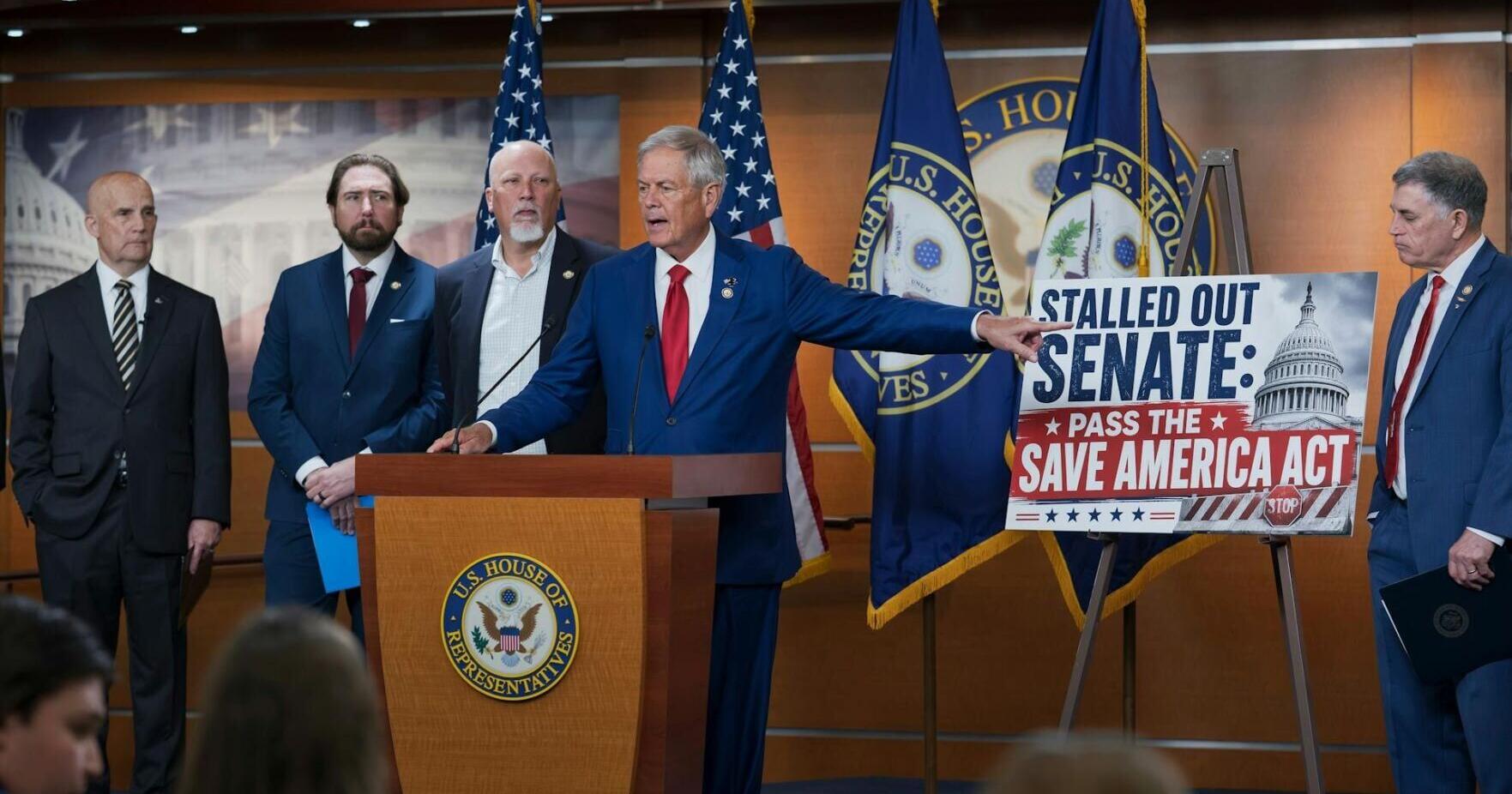 Republicans control Congress , so why is Trump SAVE America Act stuck ? | News