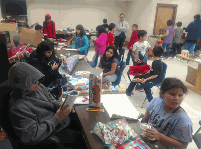 Bug-O-Nay-Ge-Shig seventh- and eighth-grade students ran a Christmas Gift Store for K-6 students before winter break.