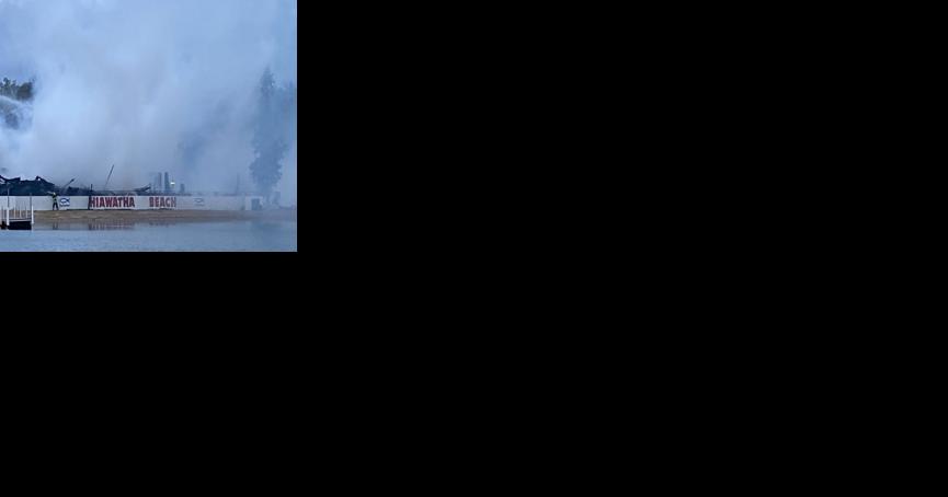 Hiawatha Beach Resort Lodge destroyed by early-morning fire - Vimarsana News