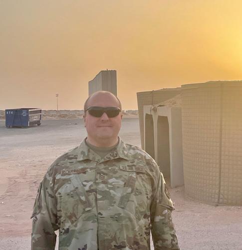Kyle Richardson is currently deployed to Saudi Arabia.
