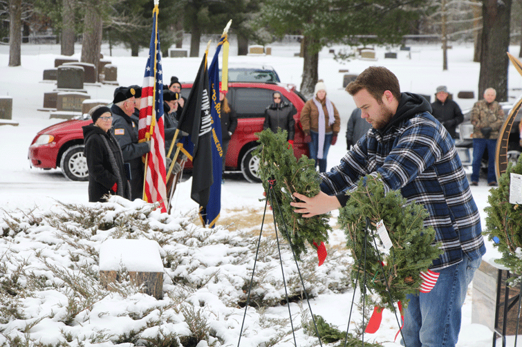 Evergreen Cemetery hosts annual Wreaths Across America Day News