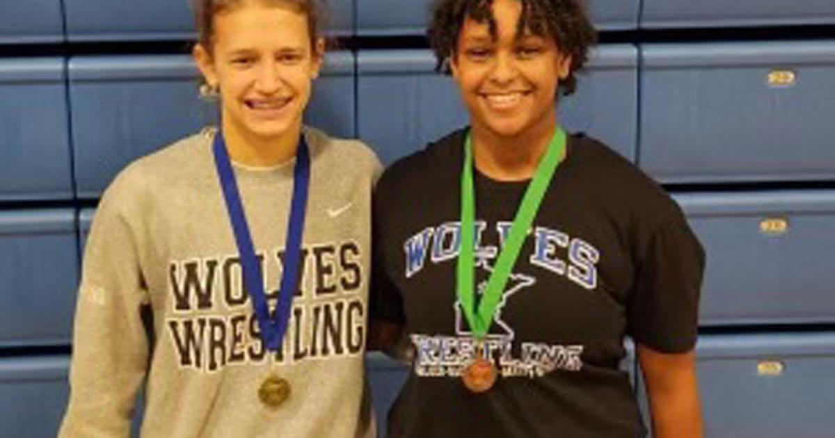 Two Wrestling Wolves place at Girls Sections | Free Press | walkermn.com