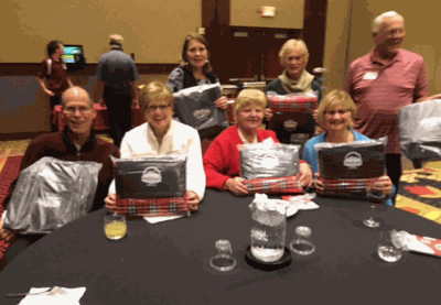 Pictured are attendees who won prizes donated by Northern Lights.