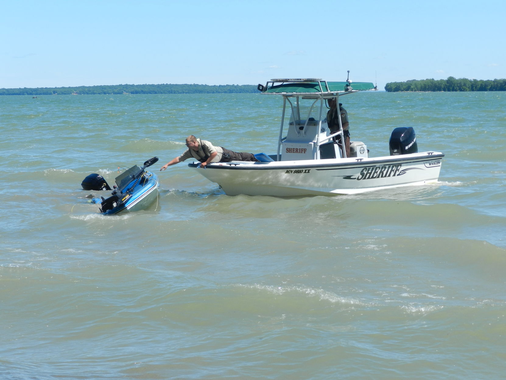 Anglers Spend Night On Goose Island After Fishing Boat Capsizes | News ...