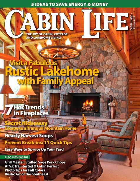 Home Built By Northwoods Log Homes Featured In National Magazine