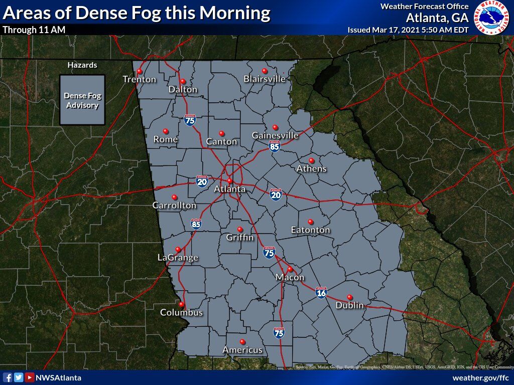 Dense Fog Advisory Issued; Storms Expected | News | Waltontribune.com