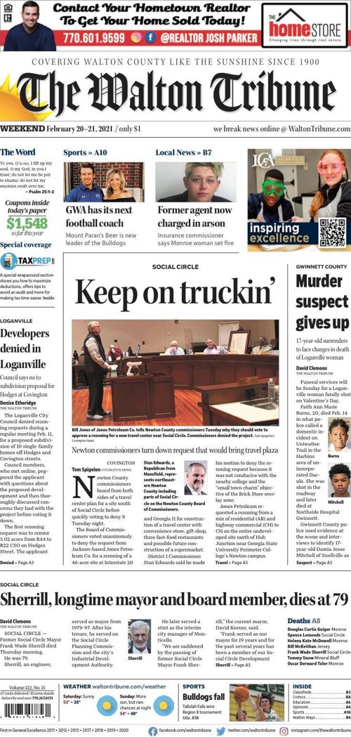Feb. 21, 2021, Front Page