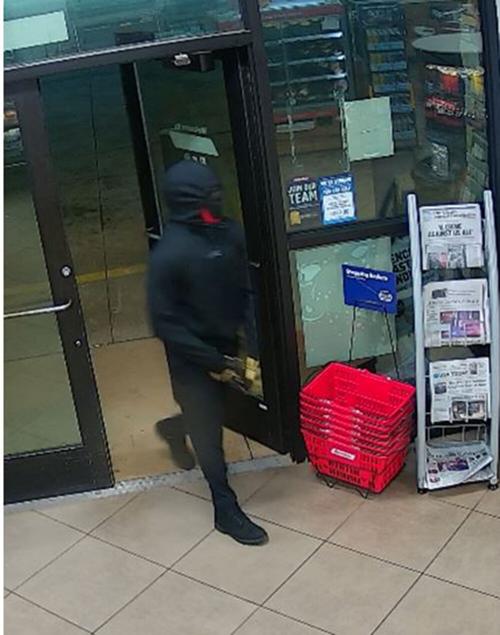 Suspect Enters