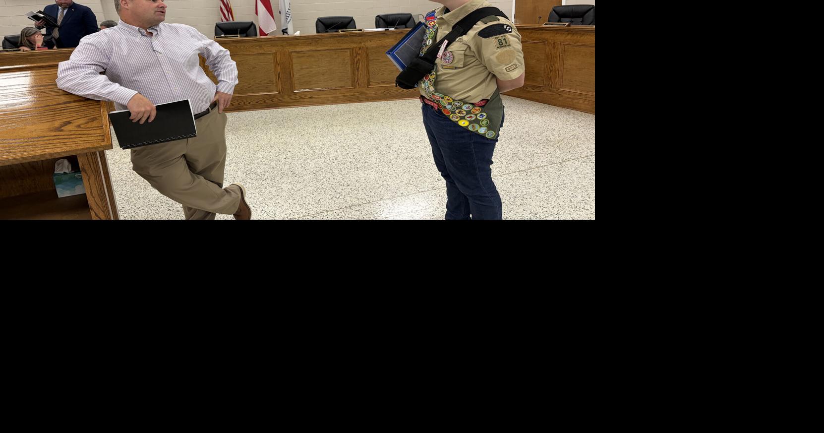 Eagle Scout honored by Loganville council