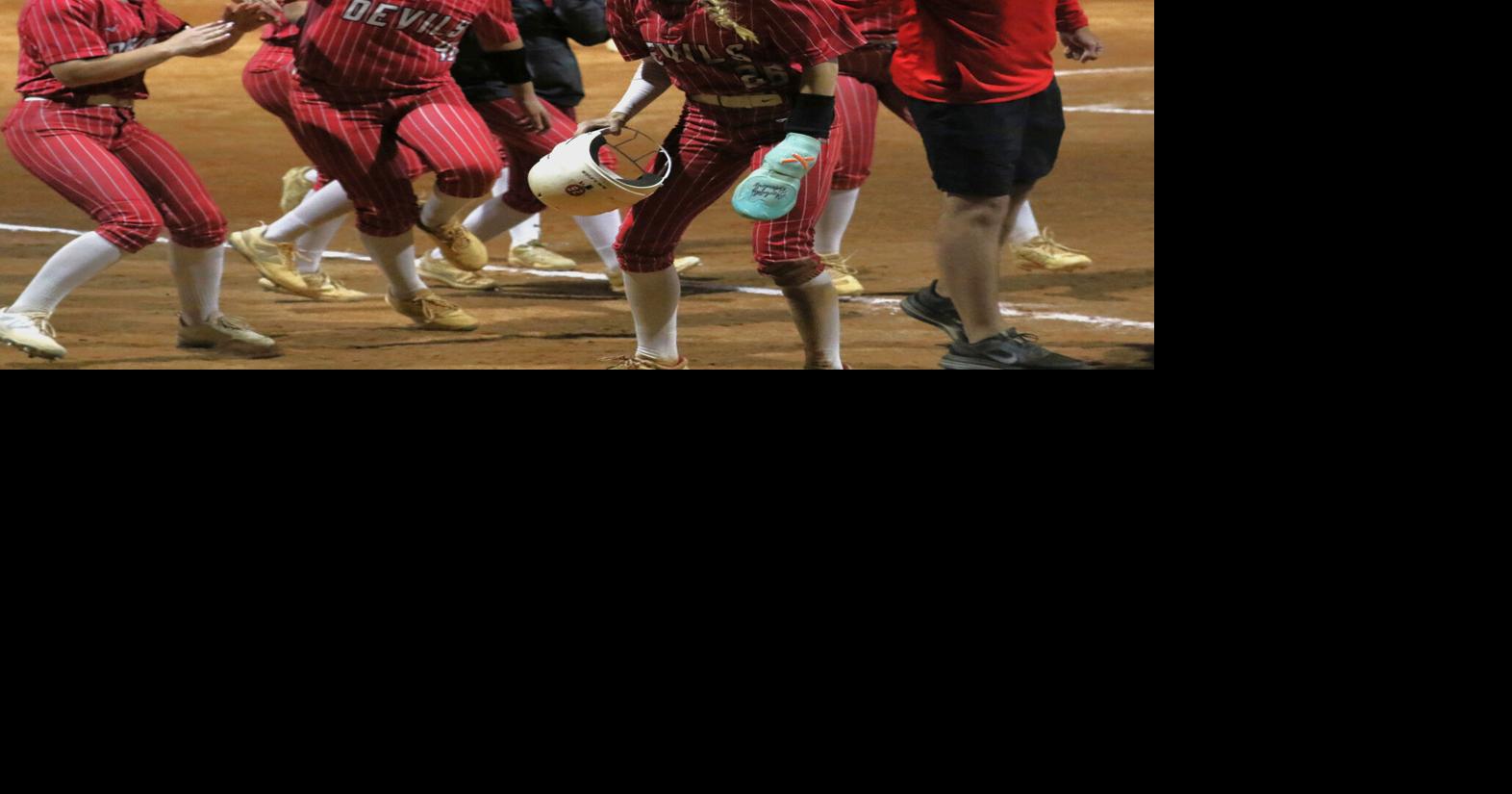 LHS SOFTBALL: Lady Red Devils survive trifecta of nailbiters to punch ticket to Elite 8