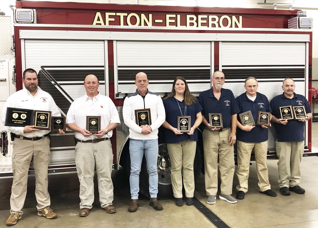 AftonElberon VFD presents annual awards News