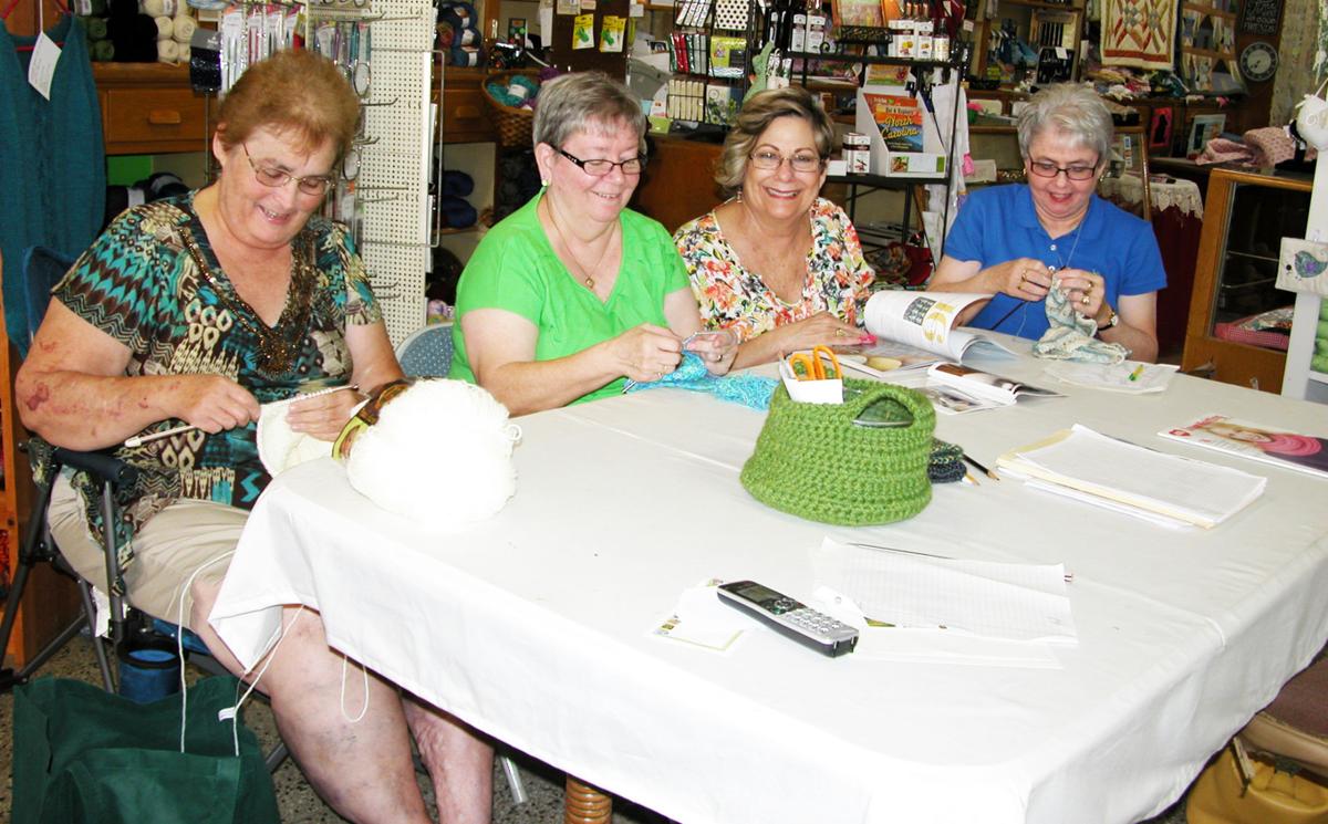 Knitting, crocheting group crafts friendship along with projects News