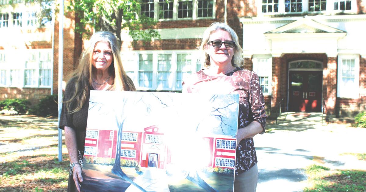 Painting of Norlina High School commissioned for Warren Y.E.S.