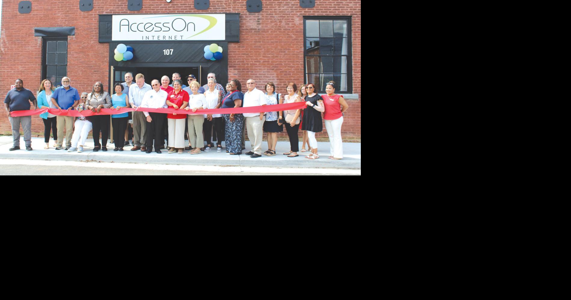 Ribbon cutting ceremony marks opening of AccessOn Internet office here