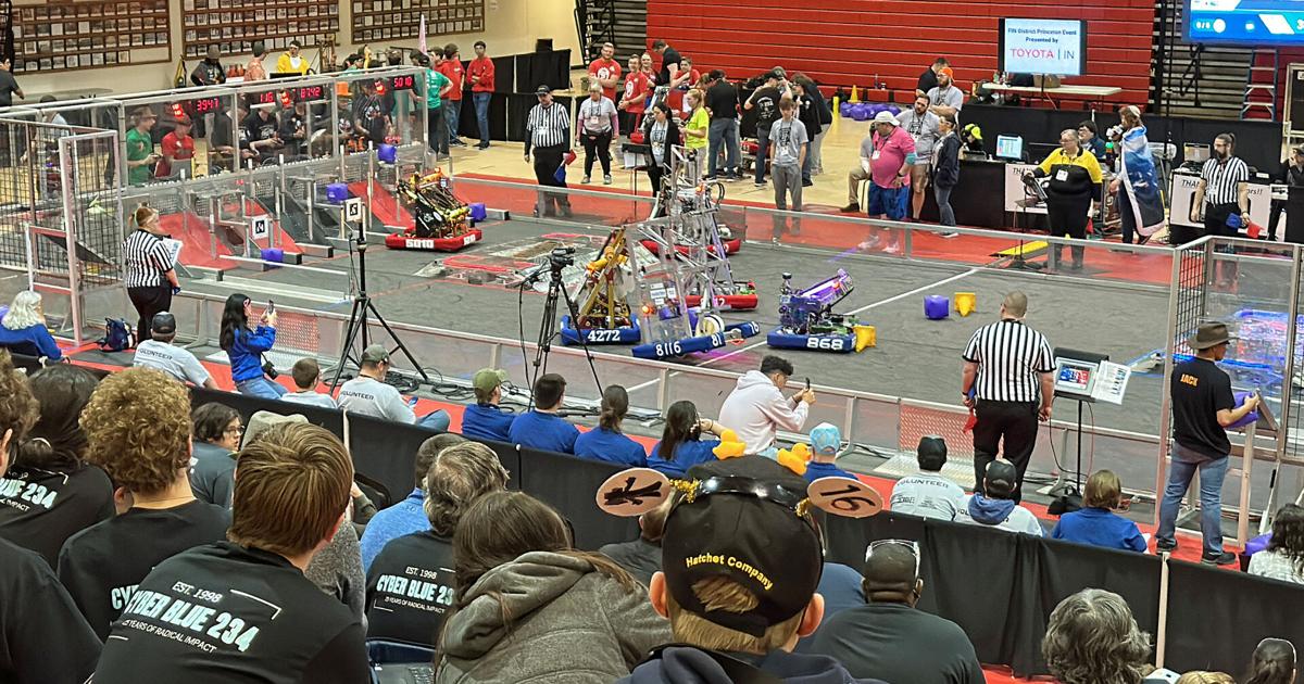 A different kind of competition: Students compete in robotics contests ...