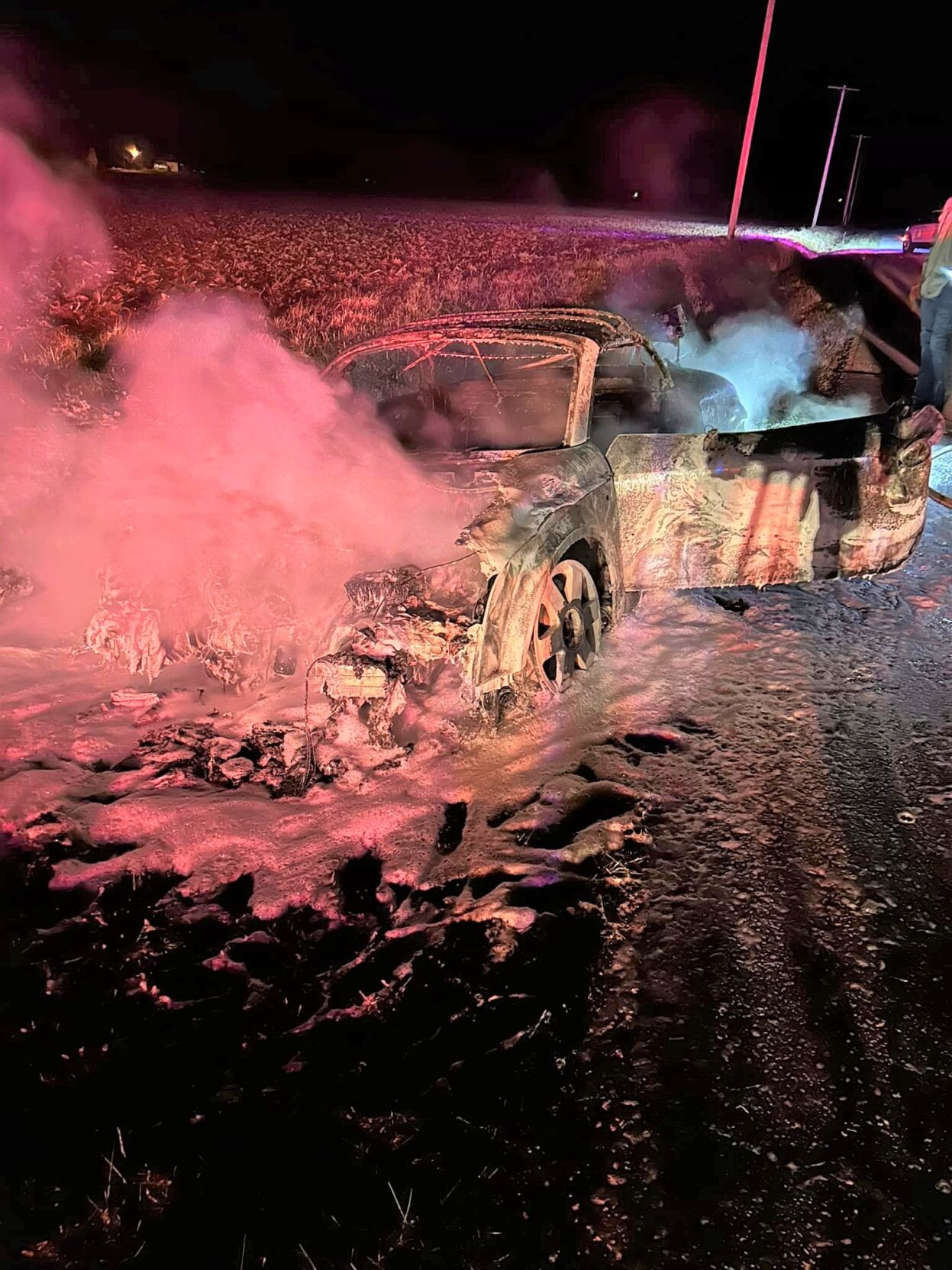 Police Search For Clues After Torched Car Found Near Gunfire In Edinburgh - gob7lvl